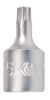 Насадка (бита) торцевая 1/4", Torx, T8, L = 25 мм KING TONY 201308X