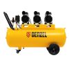 Компрессор безмасляный, малошумный DLS 1800/100,1800 Вт, 3x600, 100 л, 345 л/мин Denzel