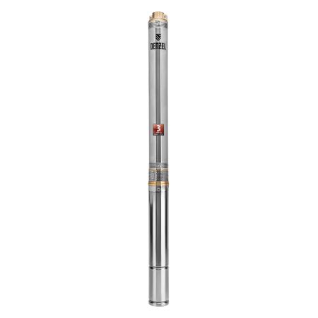 Скважинный насос DWC-3-60, центробежный, диаметр 3", 800 Вт, 3300 л/ч, напор 60 м Denzel