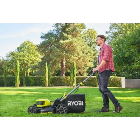 Аккумуляторная бесщеточная газонокосилка RY18LMX46A-0 Ryobi