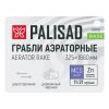 Грабли двусторонние аэраторные, стальные, зубъя 11/21шт, 340 мм, деревянный черенок, BASE Palisad