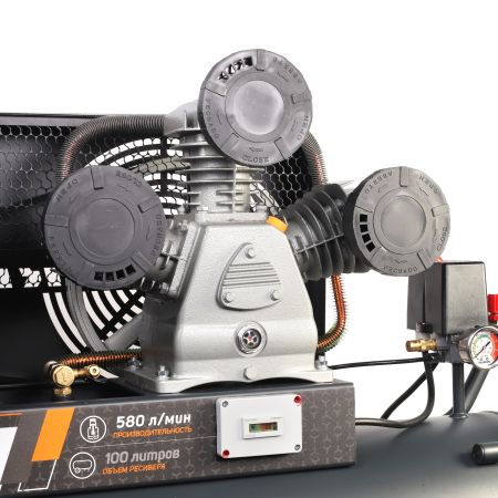 Компрессор поршневой ременной PATRIOT KRX 580 L100 D