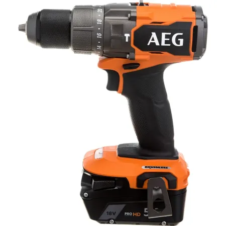 Ударная бесщеточная аккумуляторная дрель-шуруповерт BSB18C3BL-502C AEG
