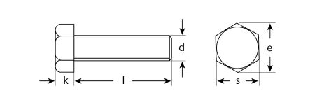 ЗУБР ГОСТ 7798-70, кл. пр. 5.8, M8 х 50 мм, цинк, 3 шт, болт (303086-08-050)