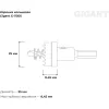 Кольцевая коронка Gigant G-11305