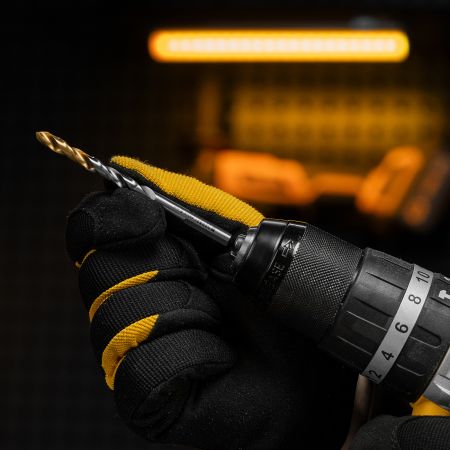 Сверло спиральное по металлу 6 x 93 мм, Р6М5, Golden Tip  Denzel