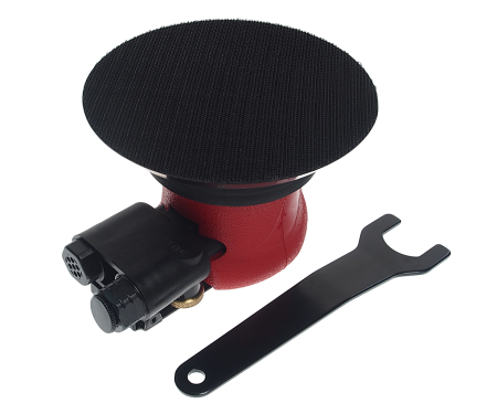 Машинка пневматическая шлифовальная 12000об/мин.,90PSI,диск 5",(без отверстия) орбита 5мм JTCJTC