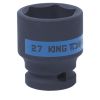 Головка торцевая ударная шестигранная 1/2", 27 мм KING TONY 453527M
