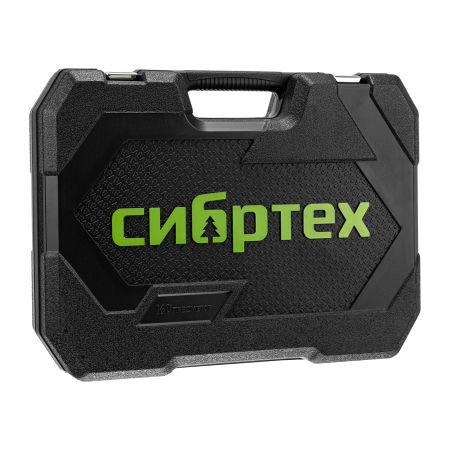 Набор инструментов, 1/2", 3/8", 1/4", пластиковый кейс 160 предм. Сибртех