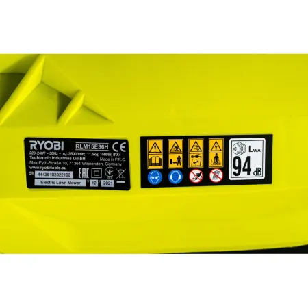 Электрическая газонокосилка RLM15E36H Ryobi
