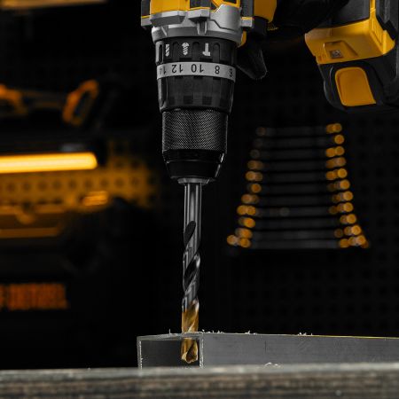 Сверло спиральное по металлу 11 x 142мм, Р6М5, Golden Tip, многогранная заточка Denzel