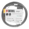Шнур сетевой Energy Series, ПВС, 1,5 м, 3 x 1,5 мм, с неразборной вилкой, черный, Denzel