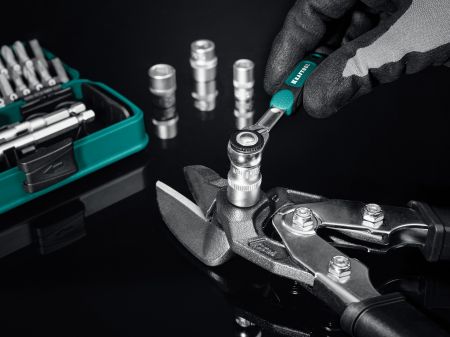 KRAFTOOL X-Drive 35, 35 предм., универсальный набор инструмента 1/4″ (27974)