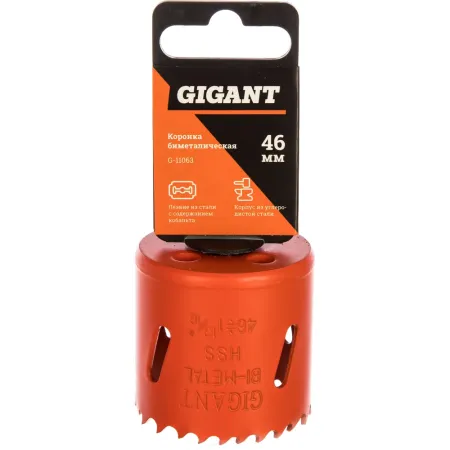 Биметаллическая коронка Gigant G-11063