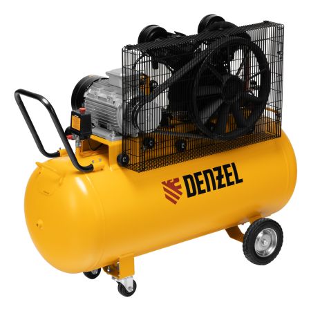 Компрессор воздушный рем. привод BCV 4000-T/200, 4,0 кВт, 200 литров, 690 л/мин Denzel