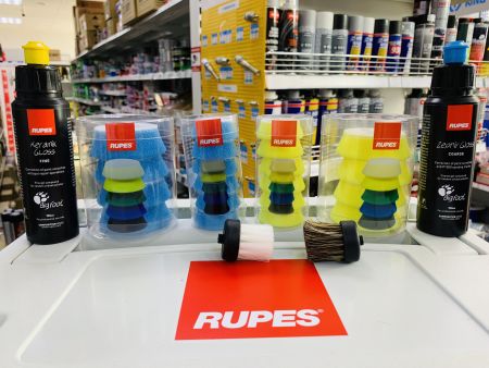 RUPES BigFoot iBrid Nano polisher HR81M Полировальный набор