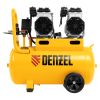 Компрессор безмасляный, малошумный DLS 2200/50, 2200 Вт, 2x1100, 50 л, 380 л/мин Denzel