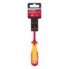 Отвертка Insulated, SL3 x 80 мм, CrMo, до 1000 В, двухкомпонентная рукоятка Matrix Professional