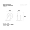 Промышленное поворотное колесо Gigant G-04-09-13