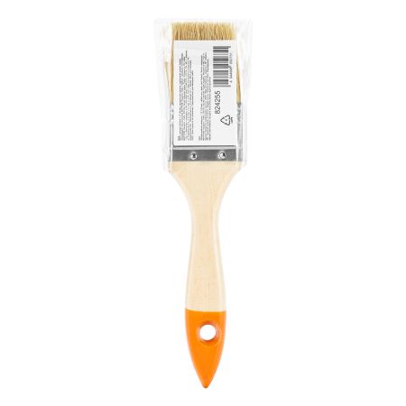 Кисть плоская Slimline 1.5" (38 мм) натуральная щетина, деревянная ручка Sparta