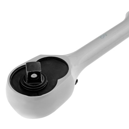 Ключ-трещотка 1/4", CrV, 120 зубьев, цельнометаллический, хром Gross