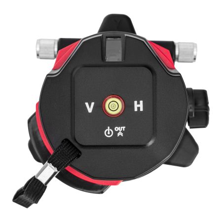 Лазерный уровень CRX-30R, 30 м, красный луч, батарейки, резьба 5/8" MTX