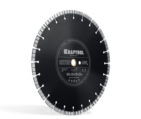 KRAFTOOL BETON 350 мм (25.4/20 мм, 12х3.2 мм), алмазный диск (36686-350)