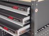 Тележка инструментальная 3 секции серая с открытым отсеком JTCJTC