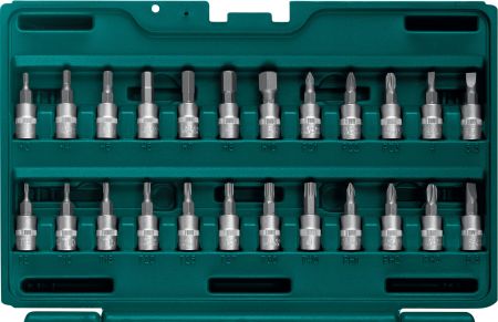 KRAFTOOL X-Drive, 57 предм., (1/4″), универсальный набор инструмента (27885-H57)