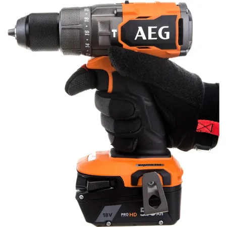 Ударная бесщеточная аккумуляторная дрель-шуруповерт BSB18C3BL-502C AEG