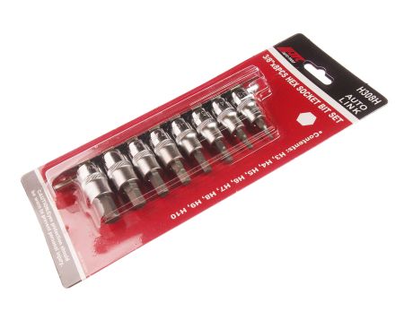Набор бит-головок 3/8" HEX H3-H10 8 предметов JTCJTC