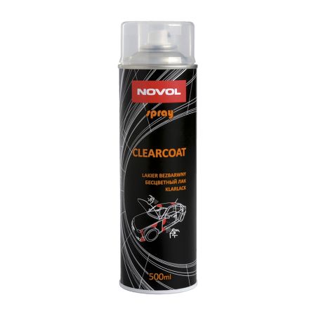 Бесцветный лак CLEARCOAT спрей Новол, уп. 500 мл