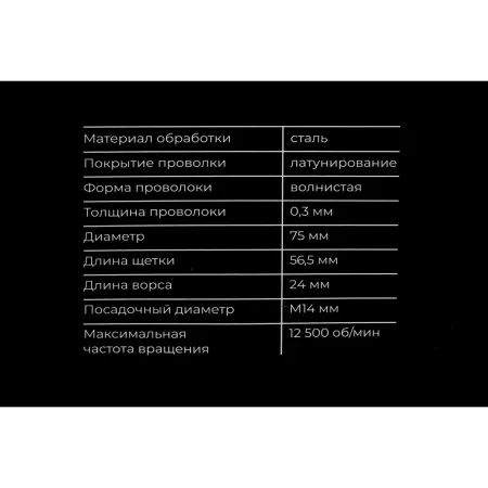 Щетка для ушм Gigant G -110444L