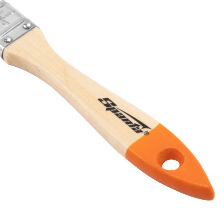 Кисть плоская Slimline 3/4" (20 мм) натуральная щетина, деревянная ручка Sparta