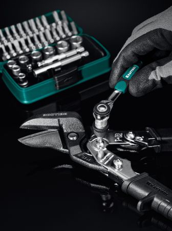 KRAFTOOL X-Drive 35, 35 предм., универсальный набор инструмента 1/4″ (27974)
