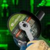 Круг отрезной по металлу, 125 х 1,0 х 22,2 мм, 84%A+16%B, в пленке, 10 шт Сибртех