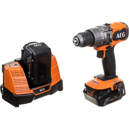 Ударная бесщеточная аккумуляторная дрель-шуруповерт BSB18C3BL-502C AEG