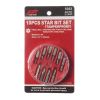 Набор бит 1/4" TORX T7H-T40H с отверстием 10 предметов в кейсе JTCJTC