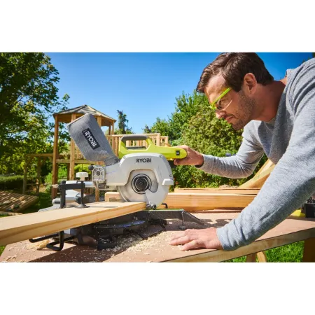 Аккумуляторная торцовочно-усовочная пила ONE+ R18MS216-0 Ryobi