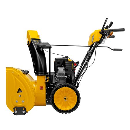 Бензиновая снегоуборочная машина SBM 610S PRO, 212 cc, электростартер, фара, обогрев Denzel