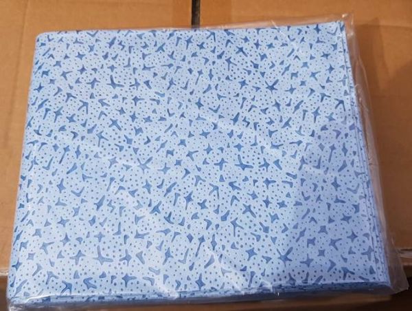 Салфетки полипропиленовые для обезжиривания Formel Polypropylene Wipes, синие