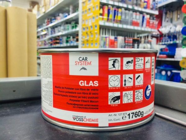 Шпатлевка Carsystem Glas полиэфирная стекловолокнистая