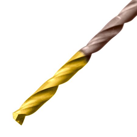 Набор сверл по металлу, 1-13 мм, Р6М5К8-TiN, Golden Tip, 25 шт Denzel