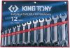 Набор рожковых ключей, 6-32 мм, 12 предметов KING TONY 1112MR
