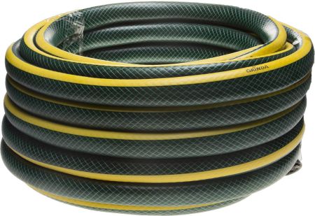 GRINDA STANDARD, 3/4″, 15 м, 15 атм, трёхслойный, армированный, поливочный шланг (429000-3/4-15)