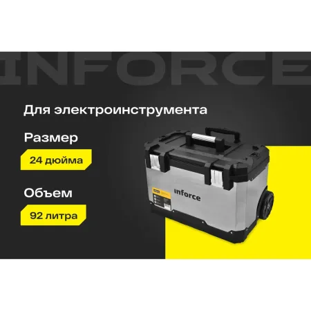 Металло-пластиковый кейс для инструментов Inforce 06-20-09